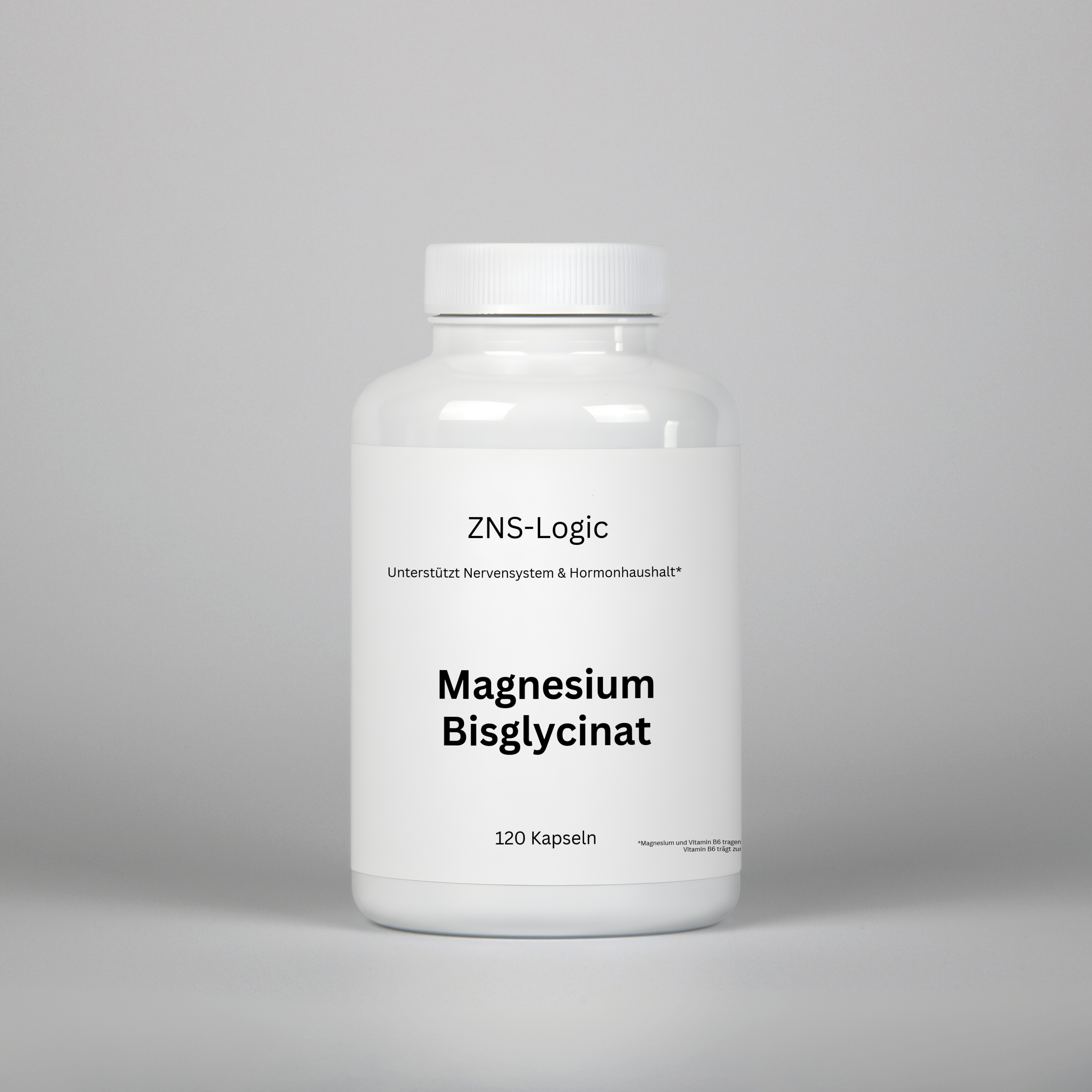 ZNS-Logic Magnesiumbisglycinat - Hochdosiert - 120 Kapseln