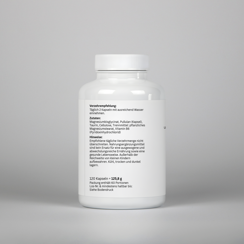 ZNS-Logic Magnesiumbisglycinat - Hochdosiert - 120 Kapseln