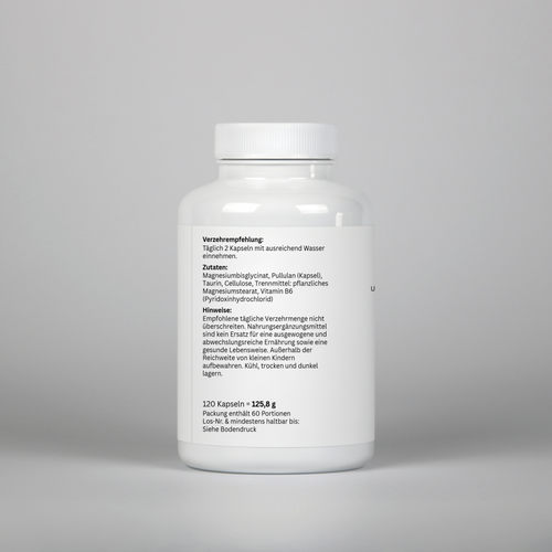 ZNS-Logic Magnesiumbisglycinat - Hochdosiert - 120 Kapseln