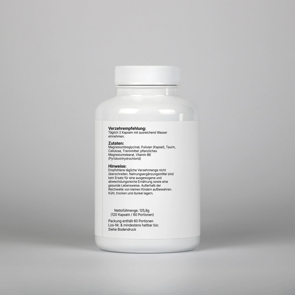 ZNS-Logic Magnesiumbisglycinat - Hochdosiert - 120 Kapseln
