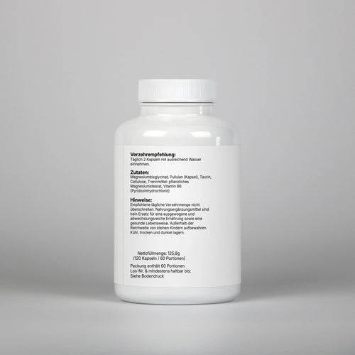 ZNS-Logic Magnesiumbisglycinat - Hochdosiert - 120 Kapseln