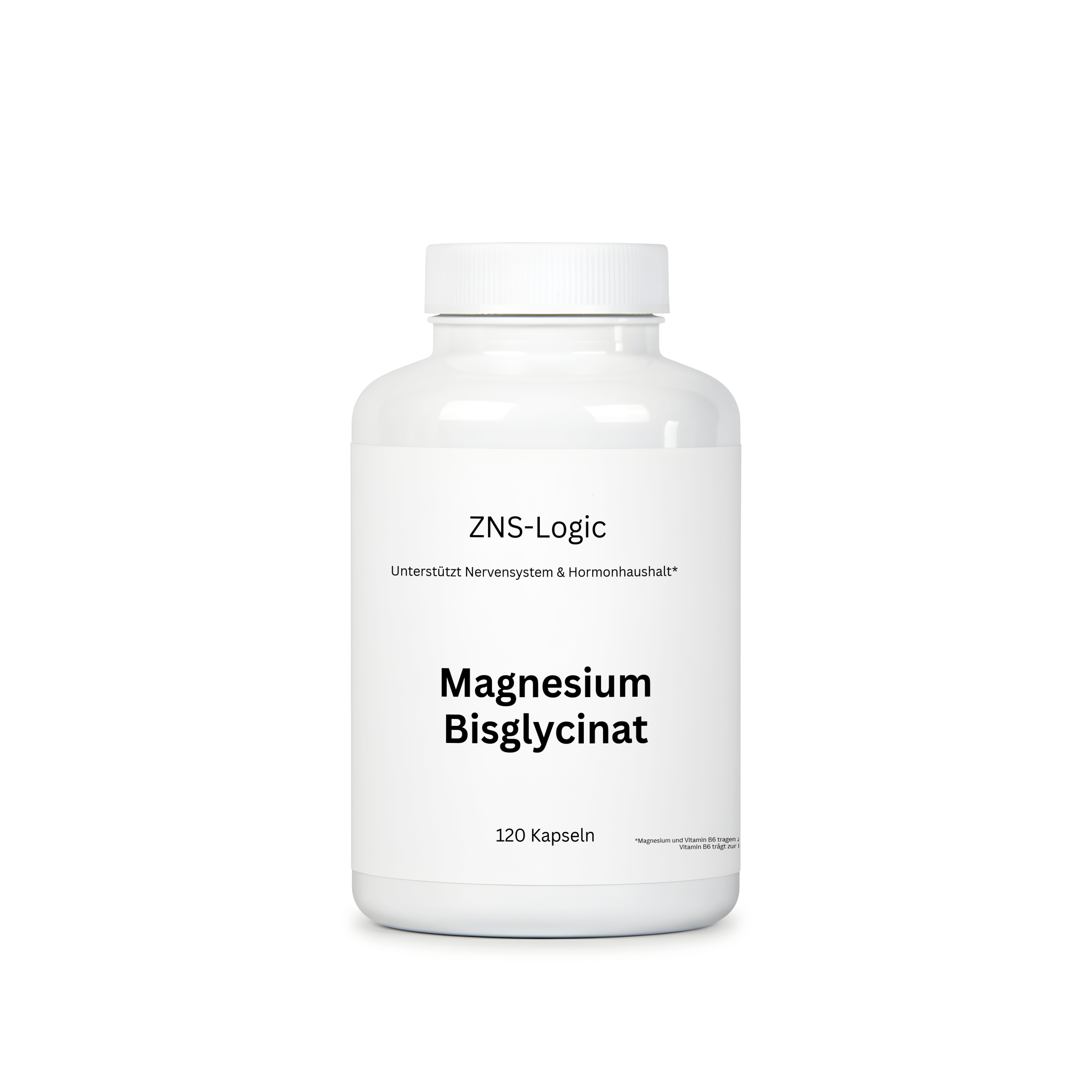 ZNS-Logic Magnesiumbisglycinat - Hochdosiert - 120 Kapseln